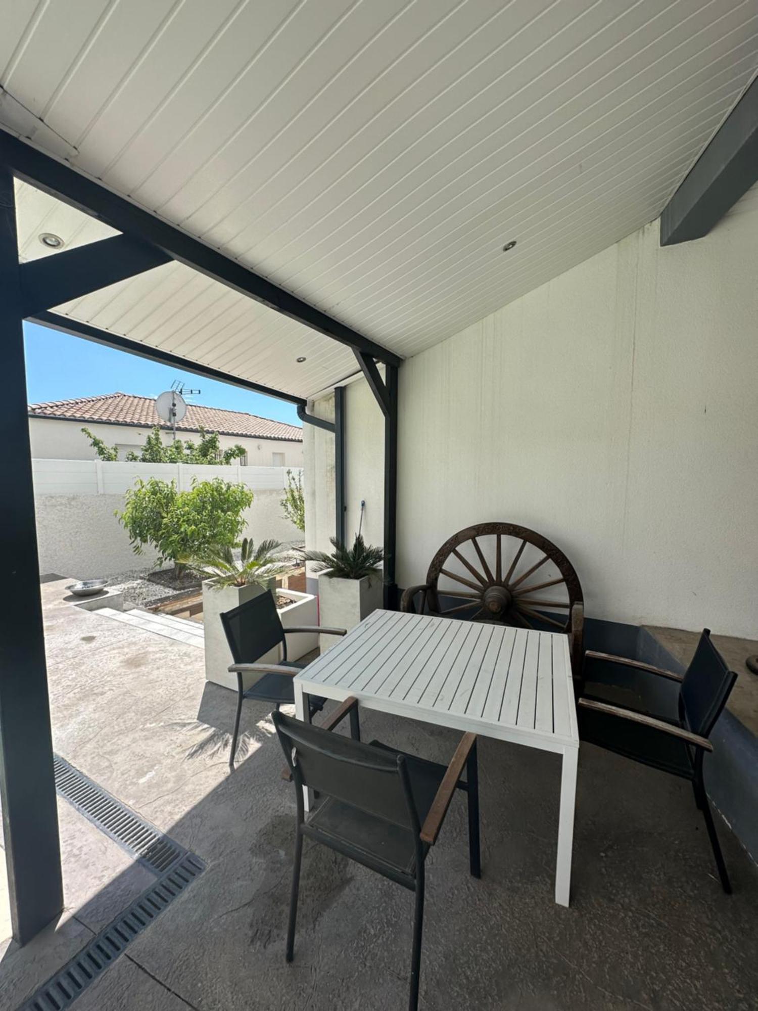 Superbe Appartement Avec Piscine Et Spa Privatif Villeneuve-lès-Béziers Esterno foto